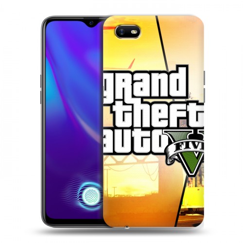 Дизайнерский силиконовый с усиленными углами чехол для OPPO A1k GTA