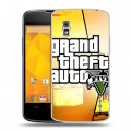 Дизайнерский пластиковый чехол для LG Google Nexus 4 GTA