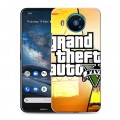 Дизайнерский силиконовый чехол для Nokia 8.3 GTA