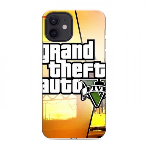 Дизайнерский силиконовый чехол для Iphone 12 GTA