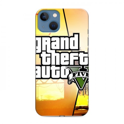 Дизайнерский силиконовый чехол для Iphone 13 GTA