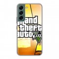 Дизайнерский силиконовый чехол для Samsung Galaxy S22 GTA