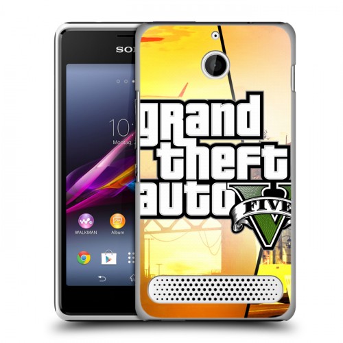 Дизайнерский силиконовый чехол для Sony Xperia E1 GTA