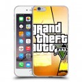 Дизайнерский силиконовый чехол для Iphone 6 Plus/6s Plus GTA