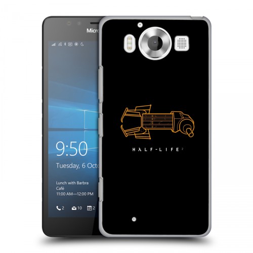 Дизайнерский пластиковый чехол для Microsoft Lumia 950 Half life