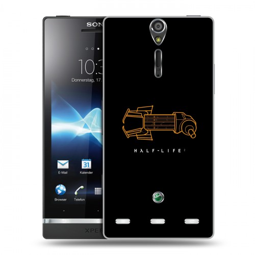 Дизайнерский пластиковый чехол для Sony Xperia S Half life