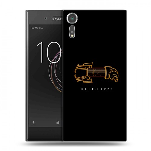 Дизайнерский пластиковый чехол для Sony Xperia XZs Half life