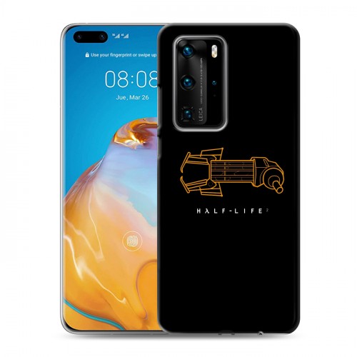 Дизайнерский пластиковый чехол для Huawei P40 Pro Half life