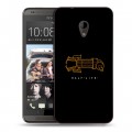 Дизайнерский пластиковый чехол для HTC Desire 700 Half life