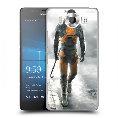 Дизайнерский пластиковый чехол для Microsoft Lumia 950 Half life