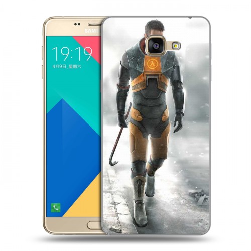 Дизайнерский силиконовый чехол для Samsung Galaxy A9 Half life