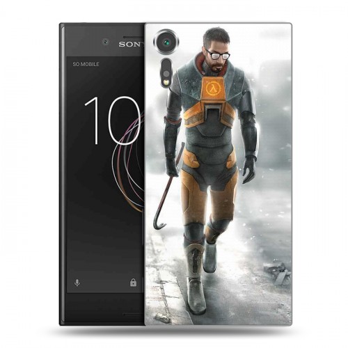 Дизайнерский пластиковый чехол для Sony Xperia XZs Half life