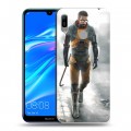 Дизайнерский пластиковый чехол для Huawei Y6 (2019) Half life