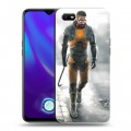 Дизайнерский силиконовый с усиленными углами чехол для OPPO A1k Half life