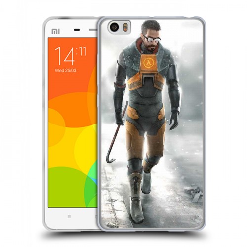 Дизайнерский силиконовый чехол для Xiaomi Mi Note Half life