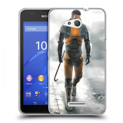 Дизайнерский пластиковый чехол для Sony Xperia E4g Half life