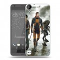 Дизайнерский пластиковый чехол для HTC Desire 530 Half life