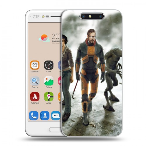 Дизайнерский пластиковый чехол для ZTE Blade V8 Half life