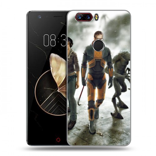 Дизайнерский пластиковый чехол для ZTE Nubia Z17 Half life