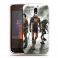 Дизайнерский пластиковый чехол для Nokia 1 Half life