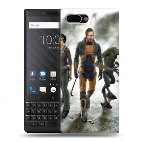 Дизайнерский пластиковый чехол для BlackBerry KEY2 Half life