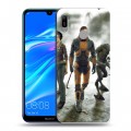 Дизайнерский пластиковый чехол для Huawei Y6 (2019) Half life