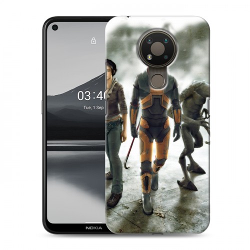 Дизайнерский силиконовый чехол для Nokia 3.4 Half life