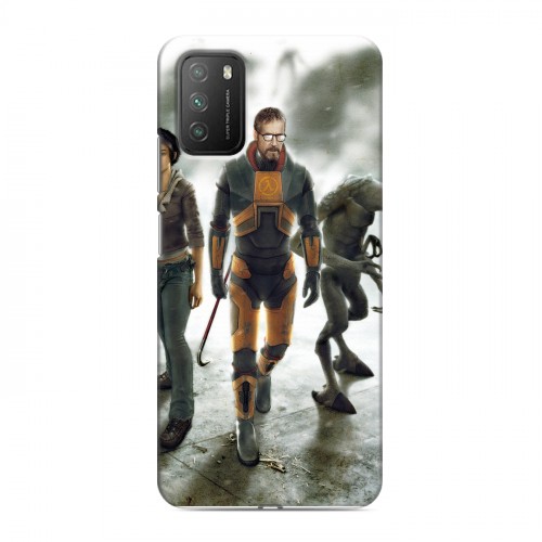 Дизайнерский пластиковый чехол для Xiaomi Poco M3 Half life