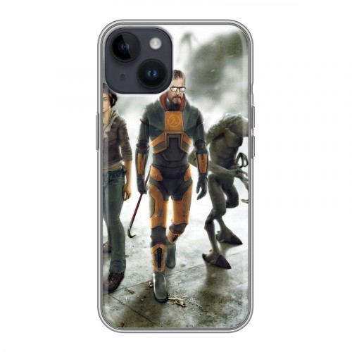 Дизайнерский пластиковый чехол для Iphone 14 Half life