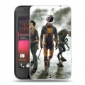 Дизайнерский пластиковый чехол для HTC Desire 200 Half life