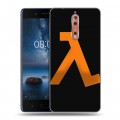 Дизайнерский пластиковый чехол для Nokia 8 Half life