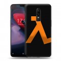 Дизайнерский пластиковый чехол для OnePlus 6 Half life