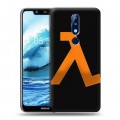 Дизайнерский пластиковый чехол для Nokia 5.1 Plus Half life