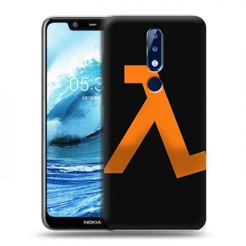 Дизайнерский пластиковый чехол для Nokia 5.1 Plus Half life