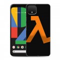 Дизайнерский пластиковый чехол для Google Pixel 4 Half life