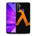 Дизайнерский силиконовый чехол для Realme 5 Half life