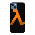 Дизайнерский силиконовый чехол для Iphone 13 Half life