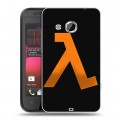 Дизайнерский пластиковый чехол для HTC Desire 200 Half life