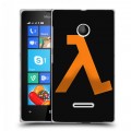 Дизайнерский пластиковый чехол для Microsoft Lumia 435 Half life