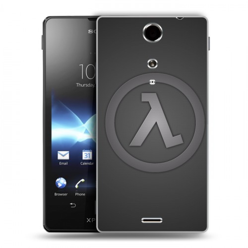 Дизайнерский пластиковый чехол для Sony Xperia TX Half life