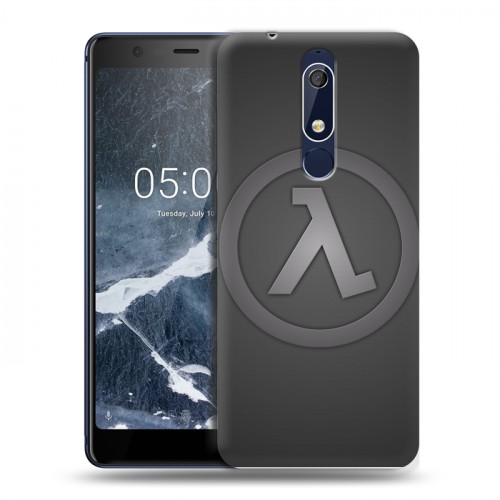 Дизайнерский пластиковый чехол для Nokia 5.1 Half life