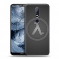 Дизайнерский силиконовый чехол для Nokia 6.1 Plus Half life