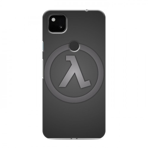 Дизайнерский пластиковый чехол для Google Pixel 4a Half life