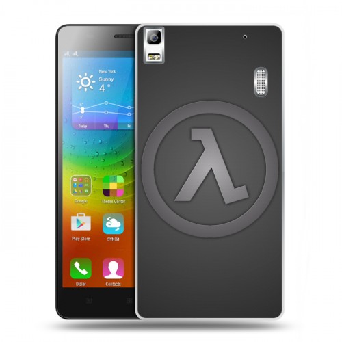 Дизайнерский пластиковый чехол для Lenovo A7000 Half life