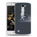 Дизайнерский пластиковый чехол для LG K8 Half life