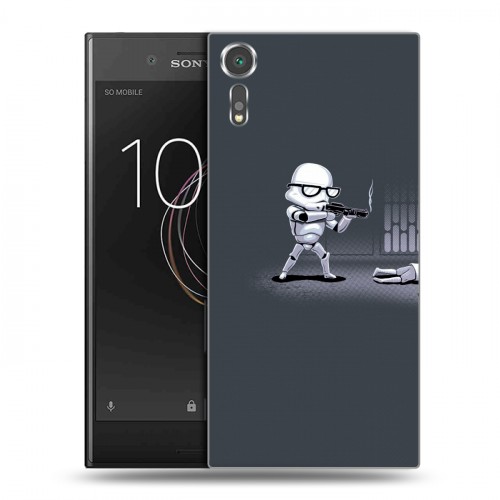 Дизайнерский пластиковый чехол для Sony Xperia XZs Half life