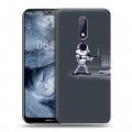 Дизайнерский пластиковый чехол для Nokia 6.1 Plus Half life