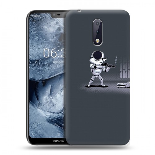 Дизайнерский пластиковый чехол для Nokia 6.1 Plus Half life