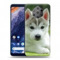 Дизайнерский силиконовый чехол для Nokia 9 PureView Щенки