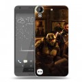 Дизайнерский пластиковый чехол для HTC Desire 530 Half life